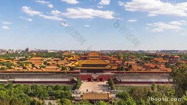 北京故宫全景风光